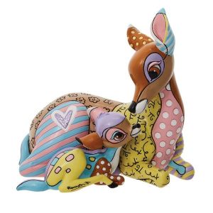 Disney Britto Bambi and Mother Figurine