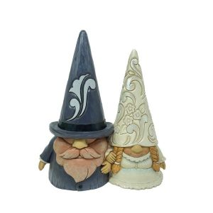 Jim Shore Heartwood Creek Wedding Couple Gnomes Figurine