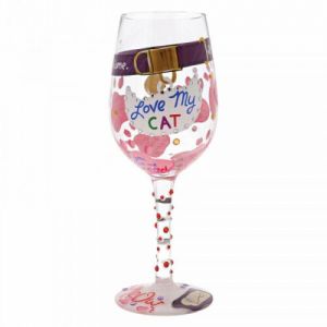 Lolita Love My Cat Wine Glass - 6000023