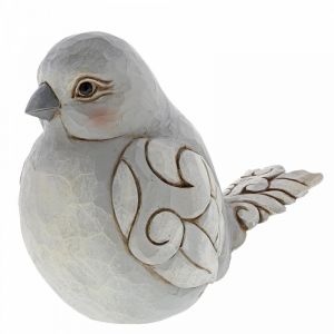 Heartwood Creek Charming Chirper Grey Bird Figurine - 6003630