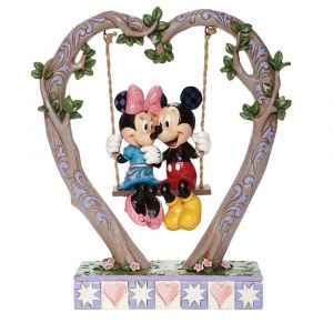 Disney Traditions Sweethearts in Swing (Mickey and Minnie on Swing Figurine)