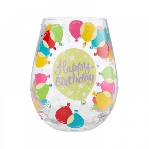 Loilita Birthday Balloons Glass