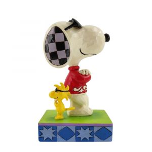 Jim Shore Peanuts Joe Cool Snoopy and Woodstock Figurine
