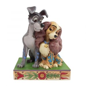 Jim Shore Disney Traditions Lady and the Tramp Figurine 