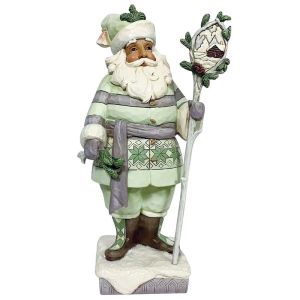Jim Shore Heartwood Creek Woodsy Santa Figurine