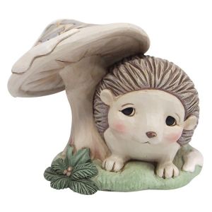 Jim Shore Heartwood Creek Hedgehog by Mushroom Mini Figurine