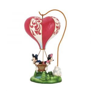 Jim Shore Disney Traditions Mickey and Minnie Love Balloon