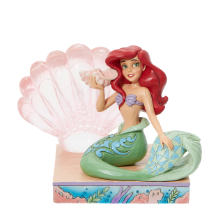 Jim Shore Disney Traditions Ariel with Clear Resin Shell