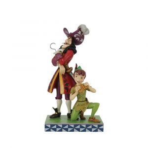 Jim Shore Disney Traditions Peter Pan & Hook Good Vs Evil