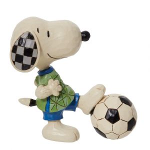 Jim Shore Peanuts Mini Snoopy Soccer