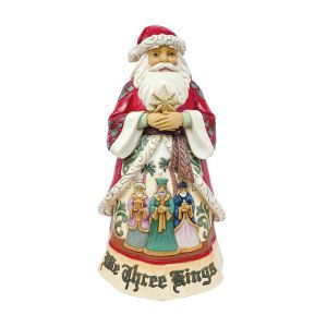Heartwood Creek 17th Annual Song Santa Figurine - We Three Kings 