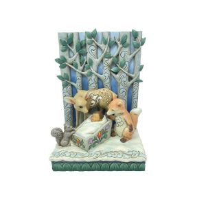 Heartwood Creek Baby Jesus with Animals Figurine 
