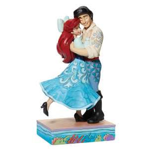 Jim Shore Disney Traditions Two Worlds United Ariel & Prince Eric Love  Figurine