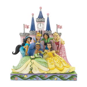 Jim Shore Disney Traditions Beautiful and Brave (Princess Group Castle)