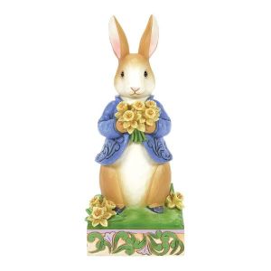 Beatrix Potter Peter Rabbit with Daffodils Figurine