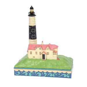 Jim Shore Heartwood Creek Big Sable - LED Lighthouse Figurine