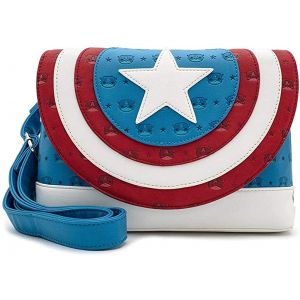 Loungefly x Marvel Captain America Shield Pop! by Loungefly Crossbody