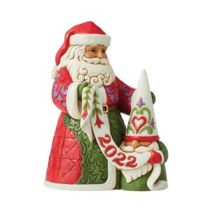 Jim Shore Heartwood Creek 2022 Santa with Gnome