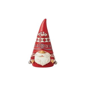 Jim Shore Heartwood Creek Gnome with Knit Textured Hat