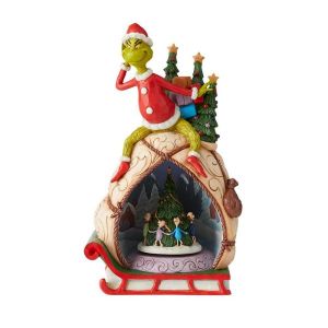 Jim Shore The Grinch Lighted Rotator