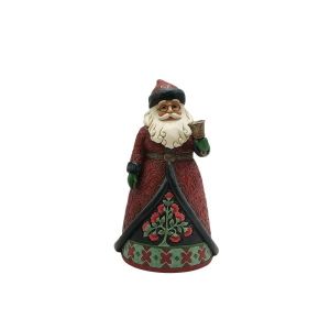 Jim Shore Heartwood Creek Holiday Manor Santa with Bells Figurine