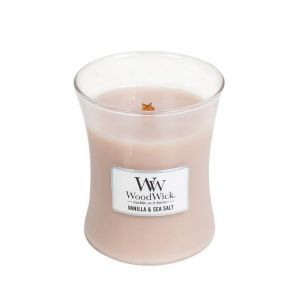 Woodwick Candles Vanilla & Sea Salt Medium Hourglass