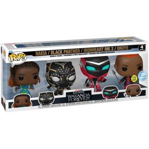 Funko Pop Marvel Black Panther Wakanda Forever - 4 Pack