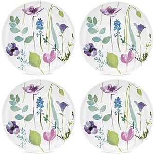 Portmeirion Water Garden Set of 4 22.5cm Coupe Side Plates