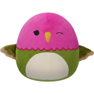 Squishmallows 7.5-Inch-Na'lma The Pink and Green Winking Hummingbird