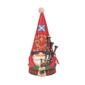 Jim Shore Heartwood Creek Alba gu brath (Scotland Forever Gnome)
