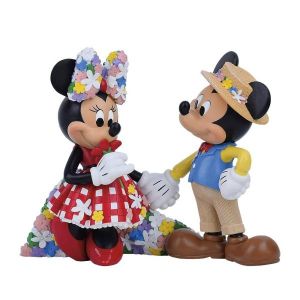 Mickey & Minnie Botanical Figurine by Disney Showcase