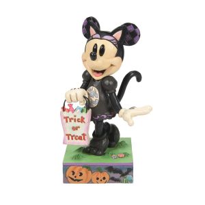Jim Shore Disney Traditions Minnie Mouse Cat Costume Figurine