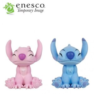 Grand Jester Flocked Kissing Stitch and Angel Figurines