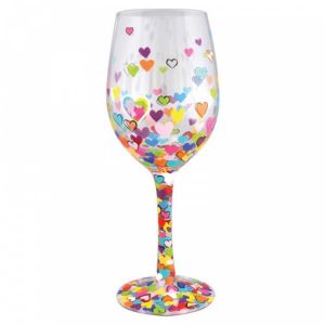 Lolita Hearts-A-Million Wine Glass