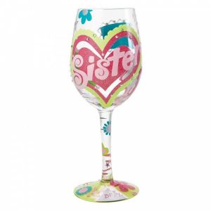 Lolita Sister...My BFF Wine Glass