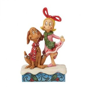 Jim Shore Grinch Cindy & Max Figurine