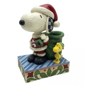 Jim Shore Peanuts Snoopy Santa