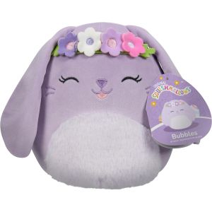 Squishmallows 7.5 inch Lavender Flower Crown, Bubbles The Bunny