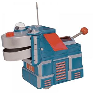 Saint John Spacedog Mechanical Wind Up Tin Toy