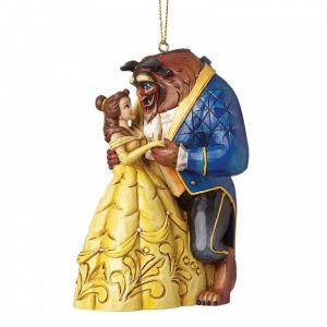 Disney Traditions Beauty and The Beast Hanging Ornament 