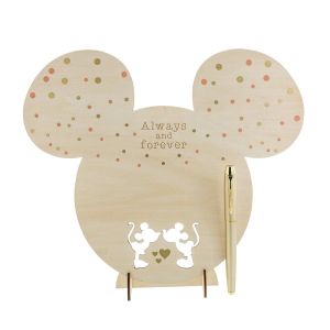 Enchanting Disney Mickey and Minnie Mouse Plaque 