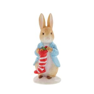 Beatrix Potter Peter Rabbit with his Stocking Figurine 