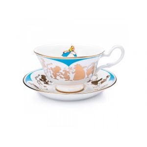 English Ladies Alice in Wonderland Cup and Saucer
