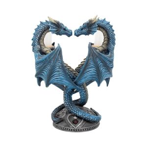 Anne Stokes Dragon Heart Candle Holder 23cm