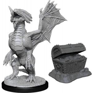 D&D Nolzurs Unpainted Miniature Bronze Dragon