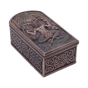 Secrets of Cernunnos Horned God Trinket Box 15.5cm