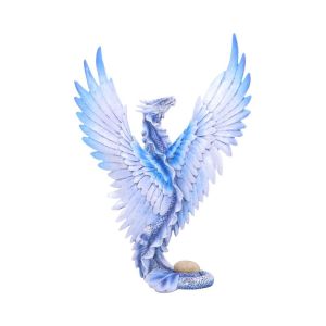 Anne Stokes Age of Dragons Adult Silver Dragon Figurine 31.5cm