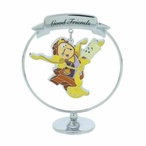 Disney Chrome Plated Cogsworth And Lumiere - DI393
