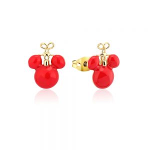 Disney Festive Christmas Gold-Plated Mickey Mouse Bauble Earrings - DCE001