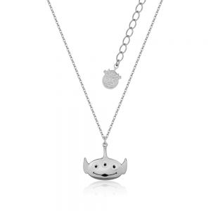 Disney Pixar Toy Story White Gold-Plated Alien Necklace - DSN1002